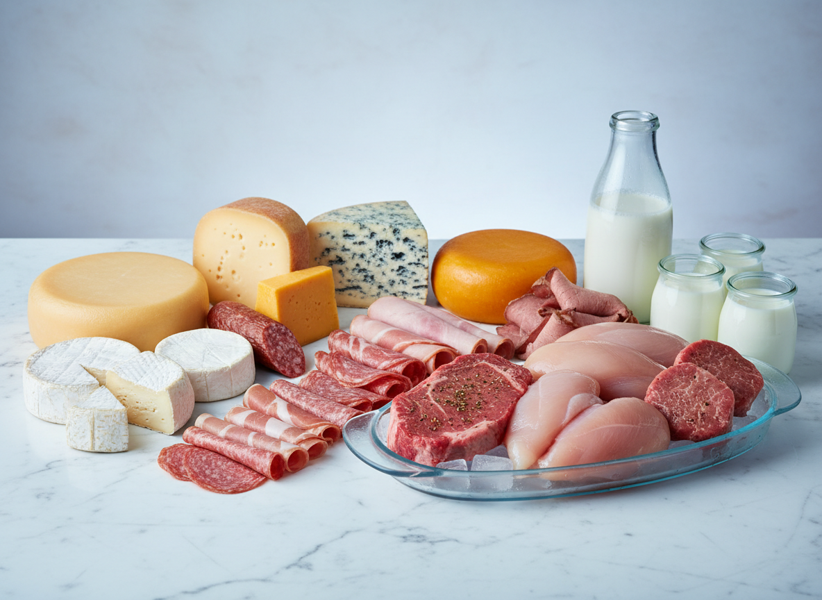 Chlazené potraviny v Garant Food Market Zdice