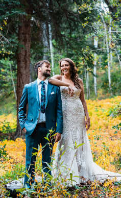 Bride & Groom in Nature