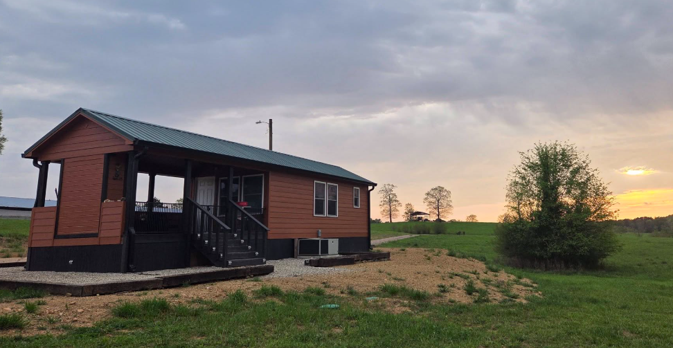 Cabin at Sunset