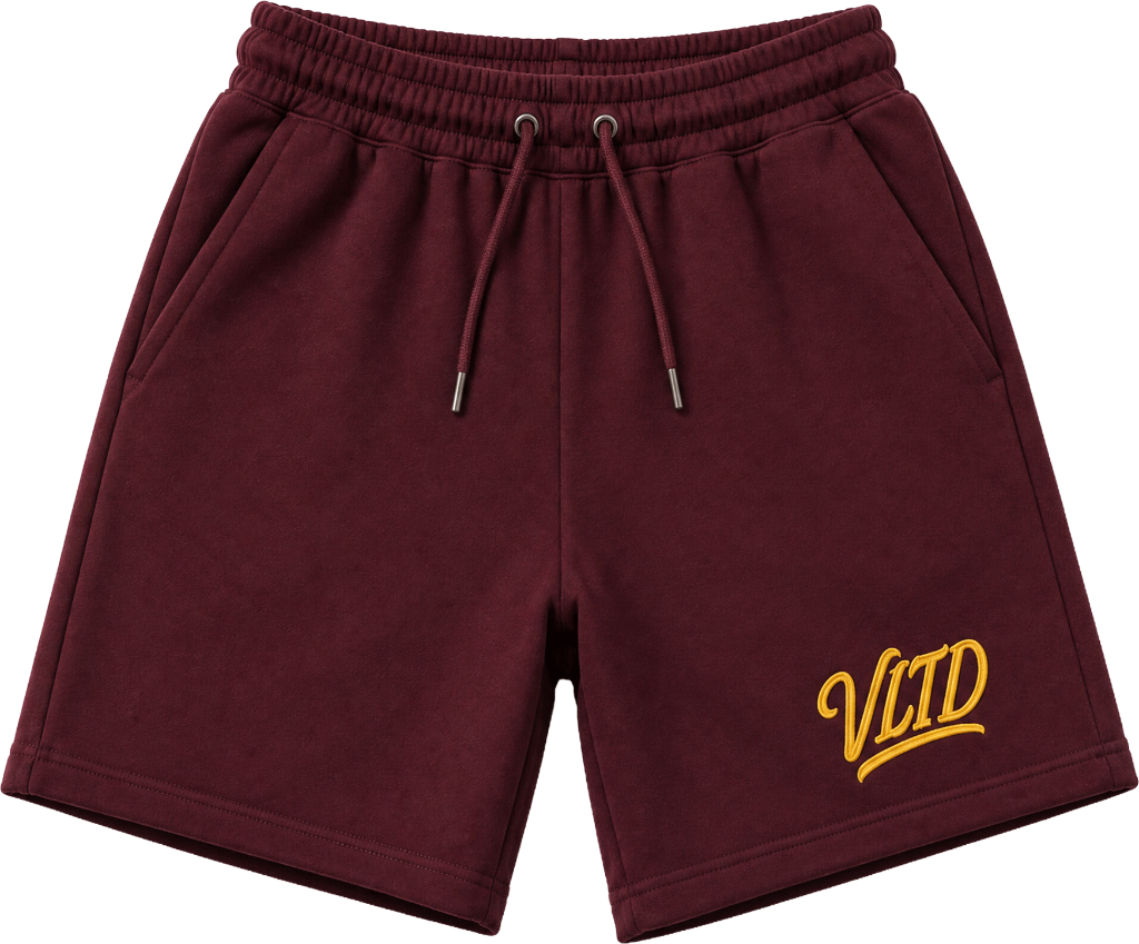 VLTD Shorts — Maroon