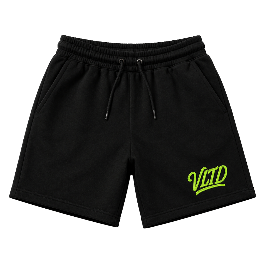 VLTD Shorts — Black/Volt