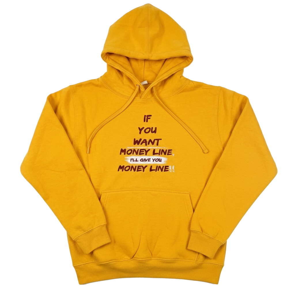 Money Line Hoodie Yellow