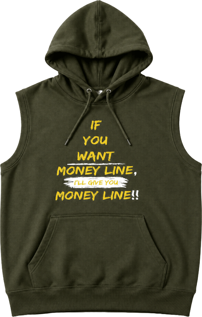 Money Line Sleeveless — Olive