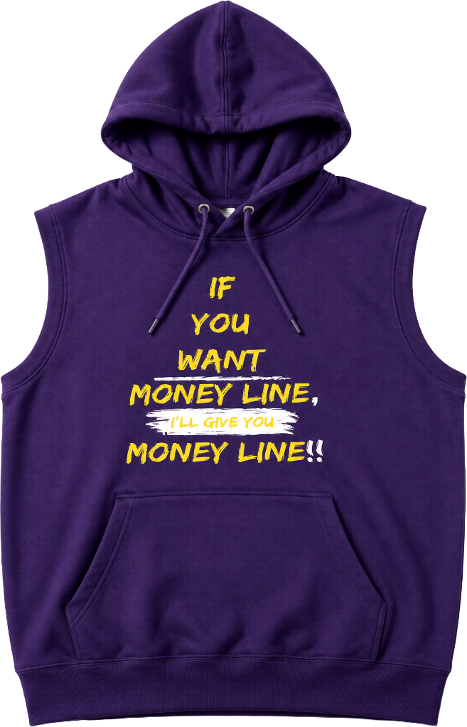 Money Line Sleeveless — Purple