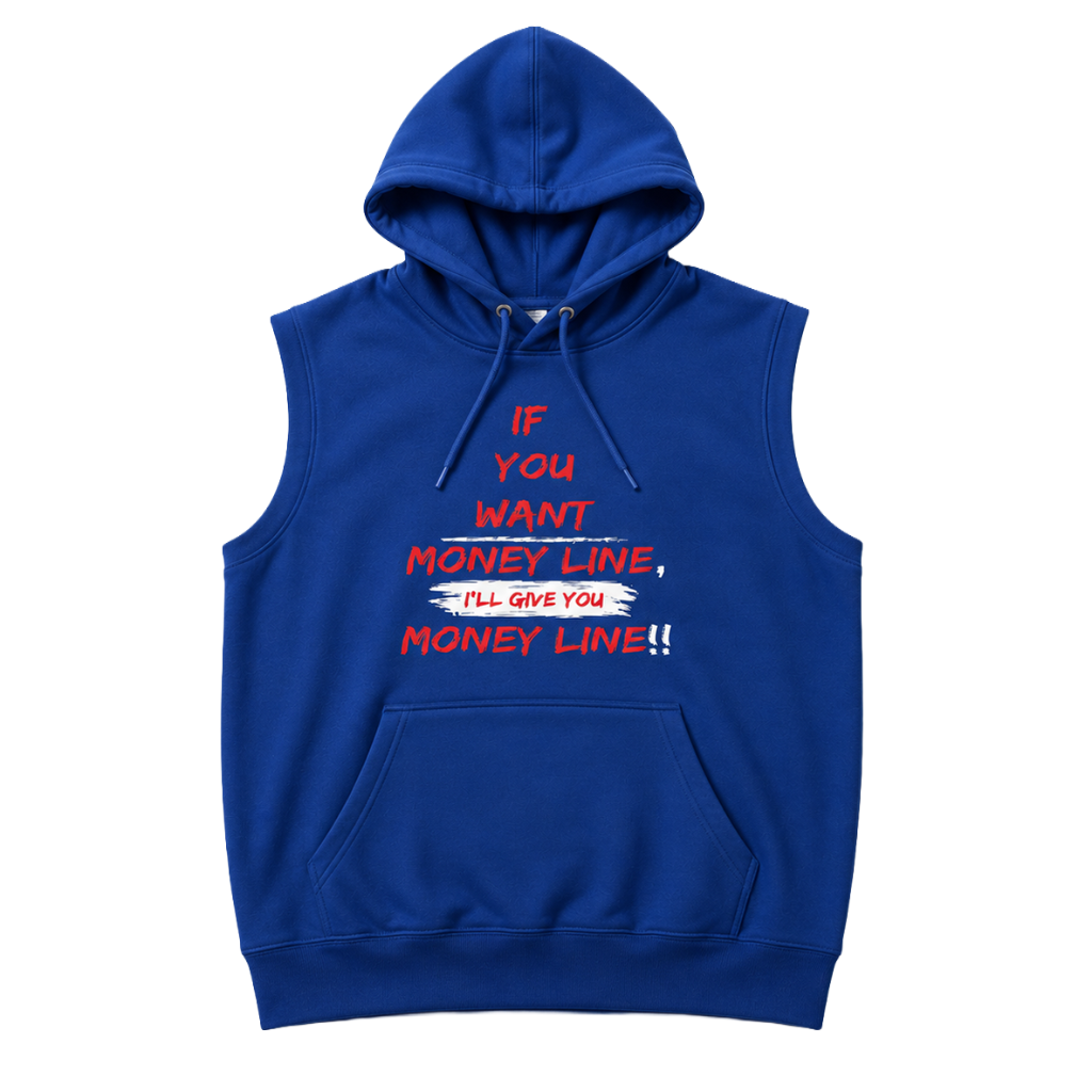 Money Line Sleeveless — Blue/Red