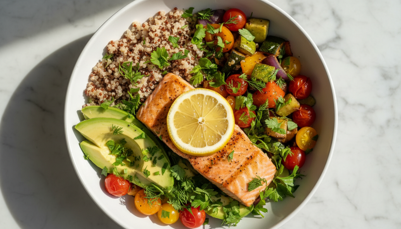 Healthy Mediterranean cuisine