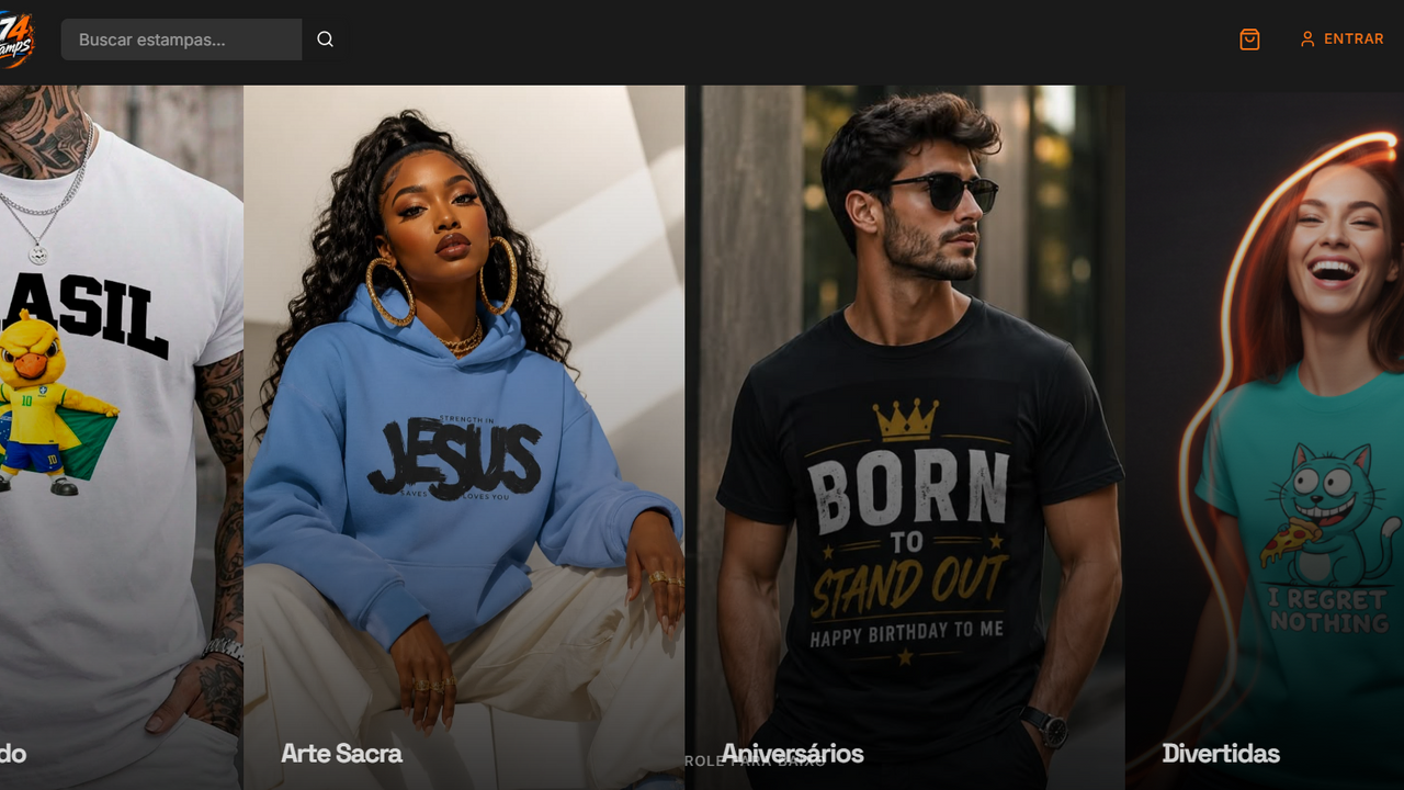 Modelo Ecommerce 774Stamps template preview