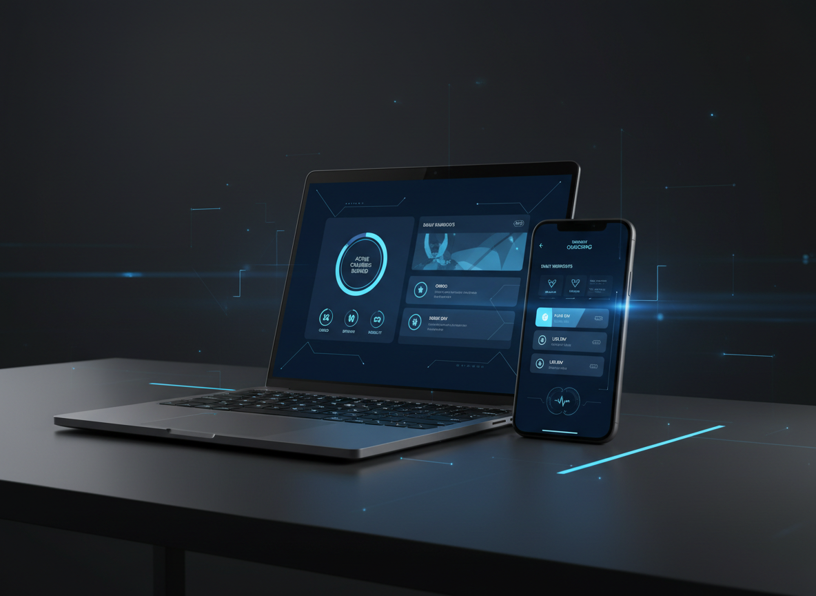 Online coaching with modern tech interface