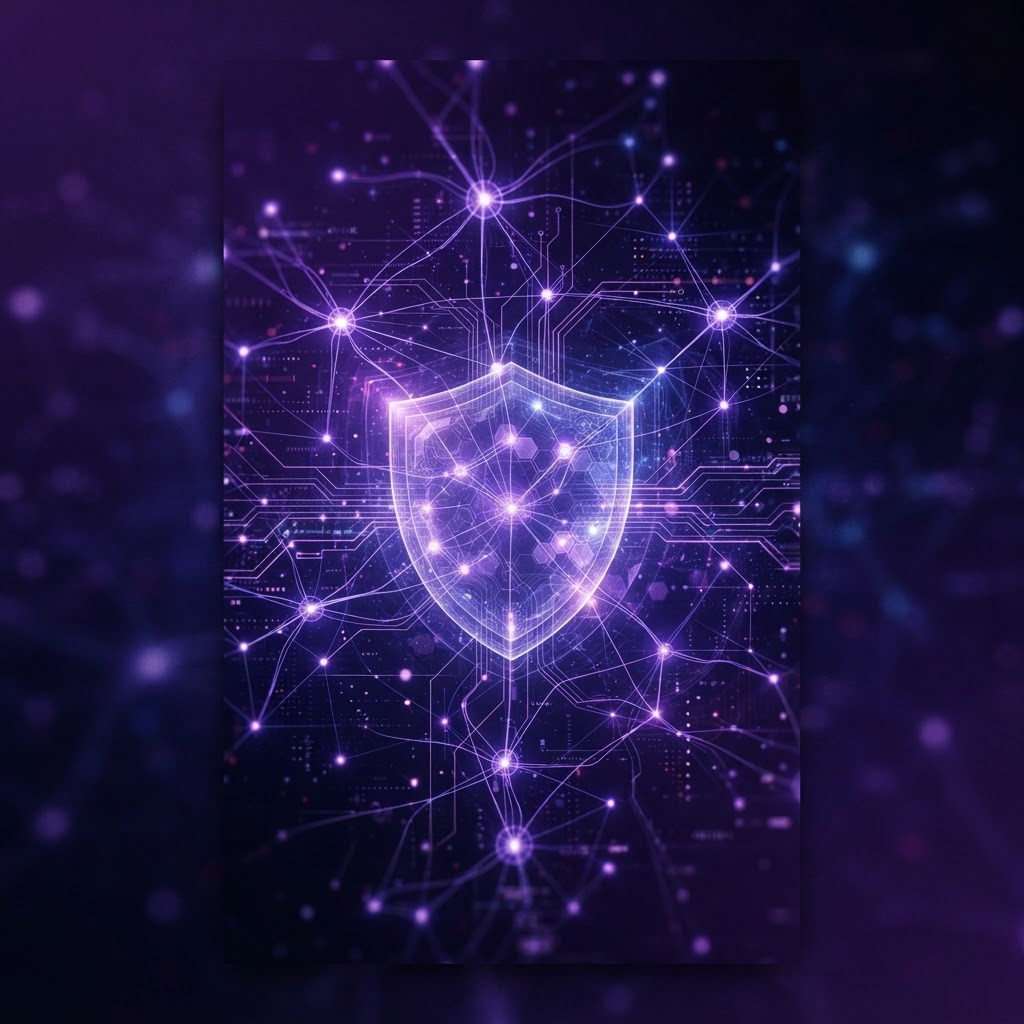 NextAI — cutting-edge technology and cybersecurity visual