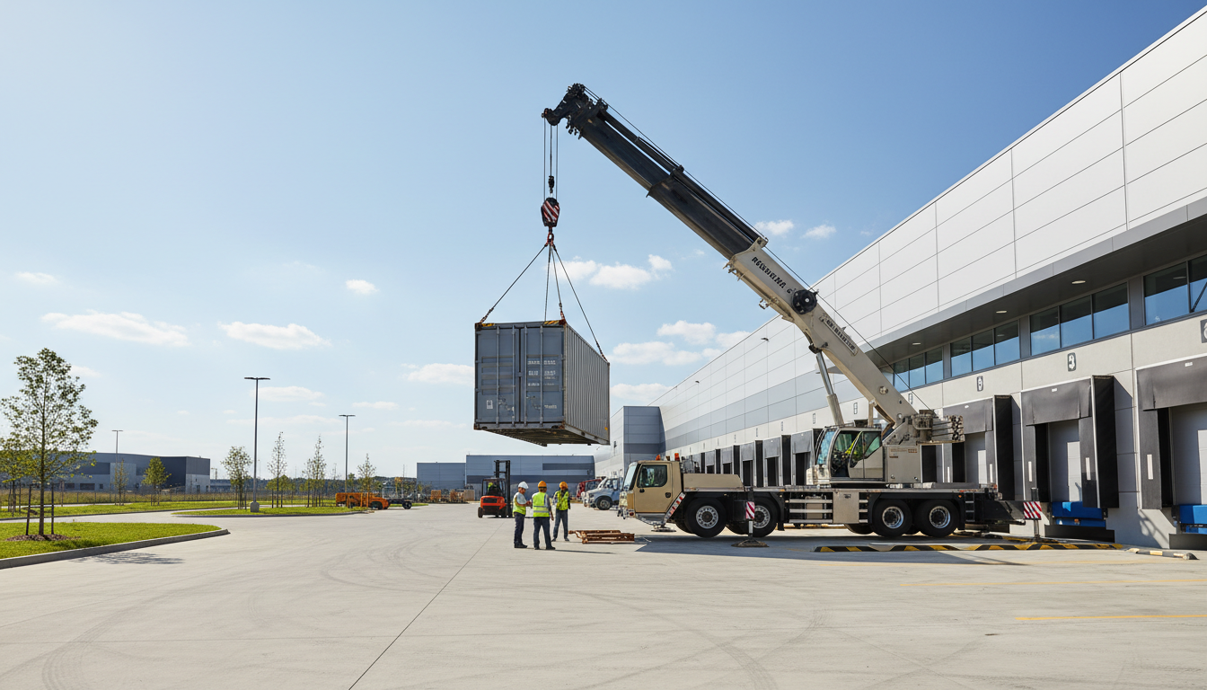 Container Lieferung