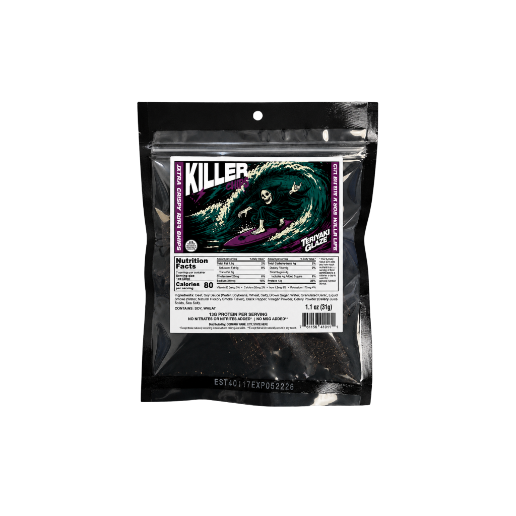 Teriyaki Glaze Killer Chips bag