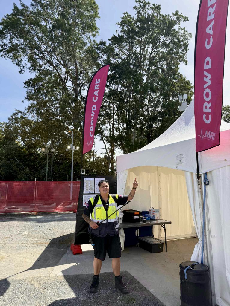 Crowd Care facility at event