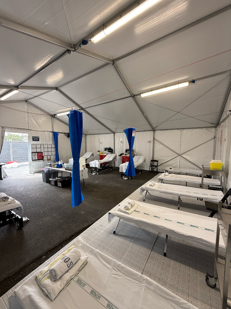 MRI major event medical facility — monitoring ward