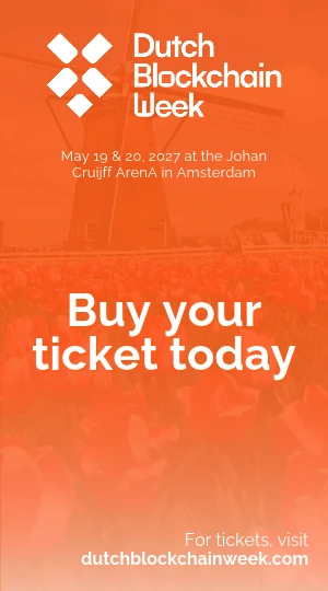 Dutch Blockchain Week 2027 — Event page above tickets