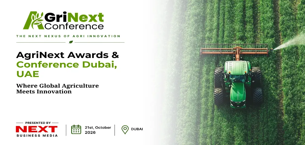 AgriNext Awards & Conference Dubai 2026 banner