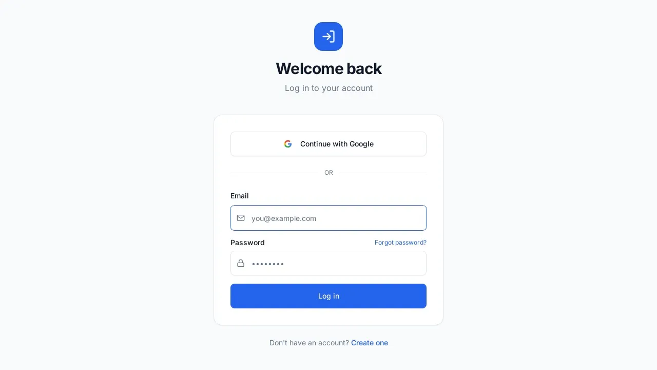 SaaS Business Management template preview