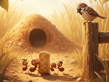 The Clever Little Ant — spread 4