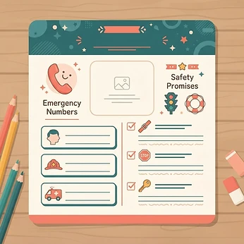 Kids Safety Workbook preview