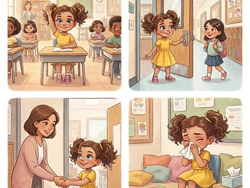 Maya's Magic Manners — spread 3