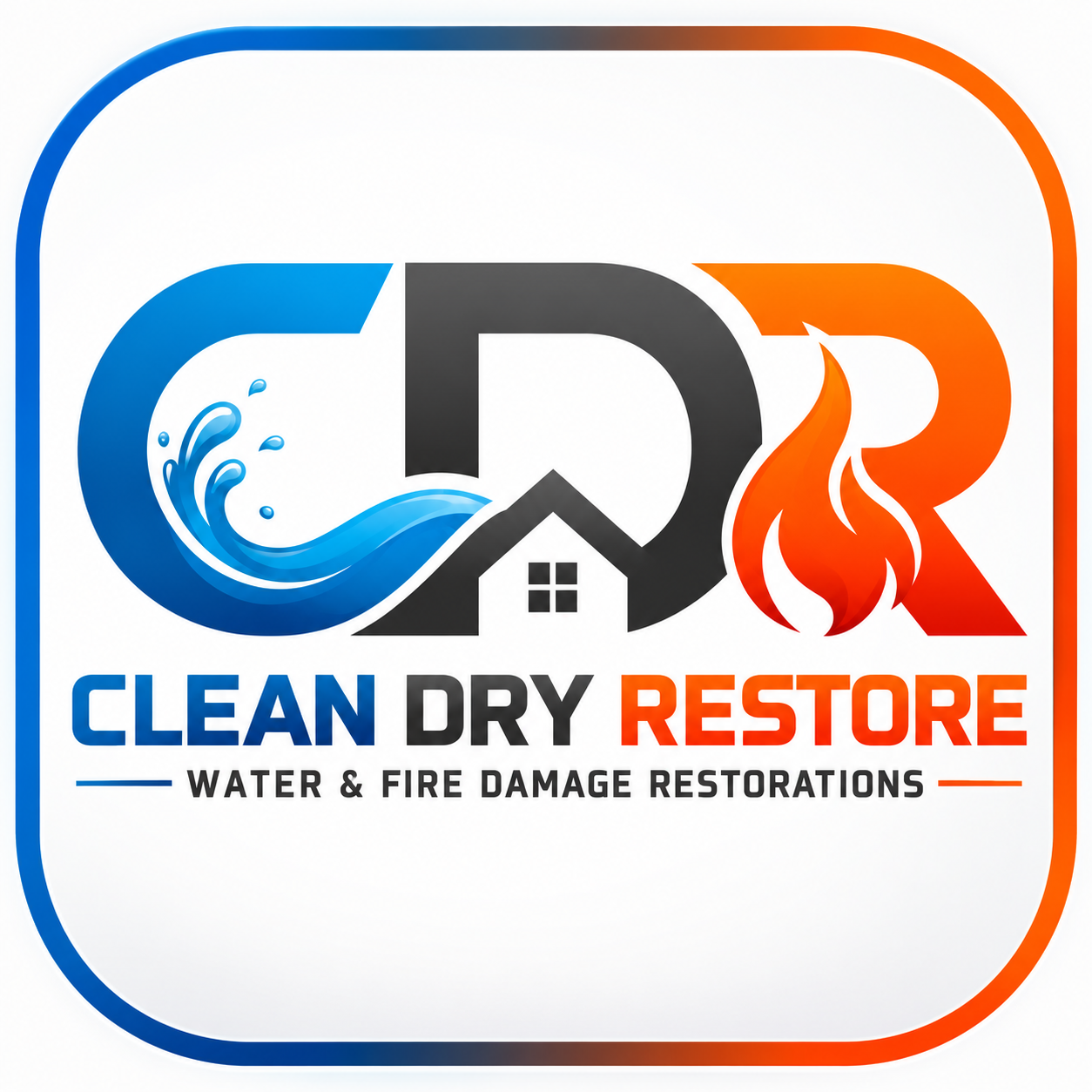 Clean Dry Restore logo