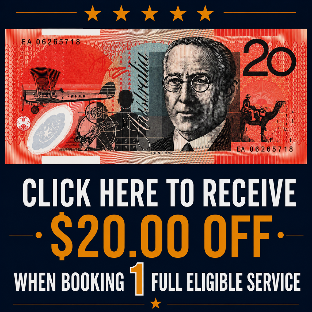 Single Service — $20 off