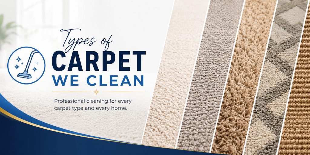 Types of Carpets We Clean