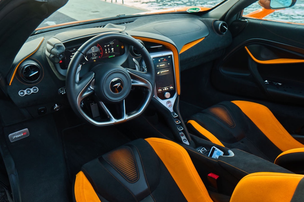 McLaren 750S Spider side profile - DeGa Auto