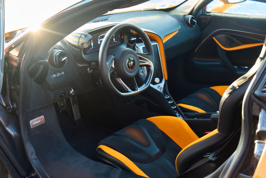 McLaren 750S Spider rear view - DeGa Auto