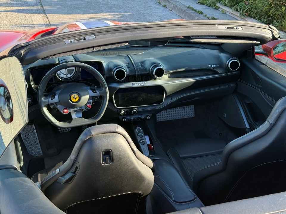 Ferrari Portofino interior - DeGa Auto