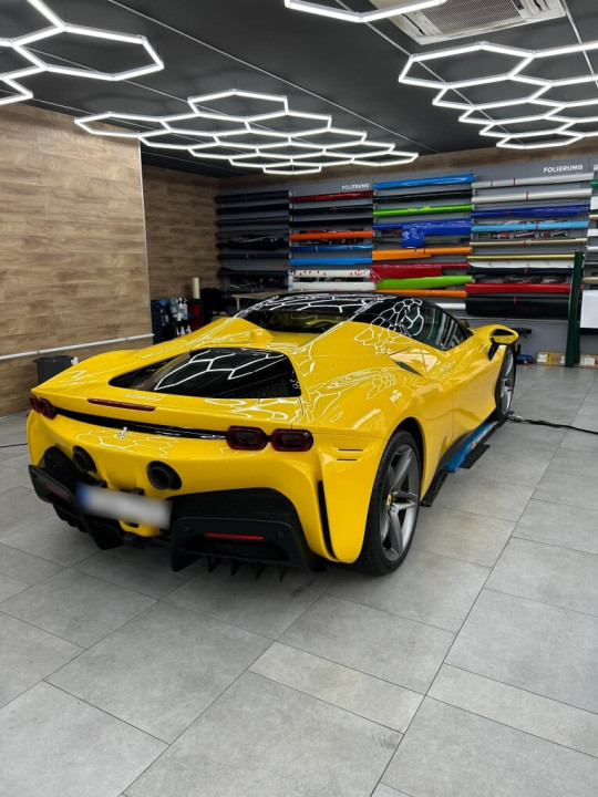Ferrari SF90 Spider interior - DeGa Auto