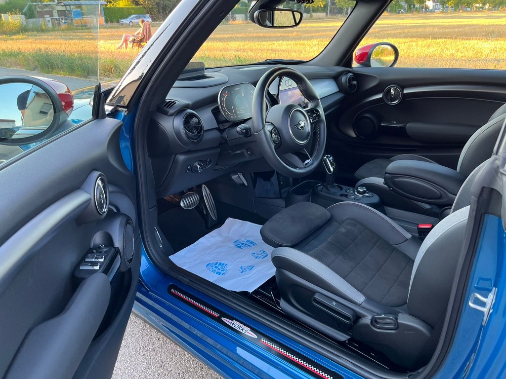 MINI John Cooper Works Cabrio (Blue) side profile - DeGa Auto
