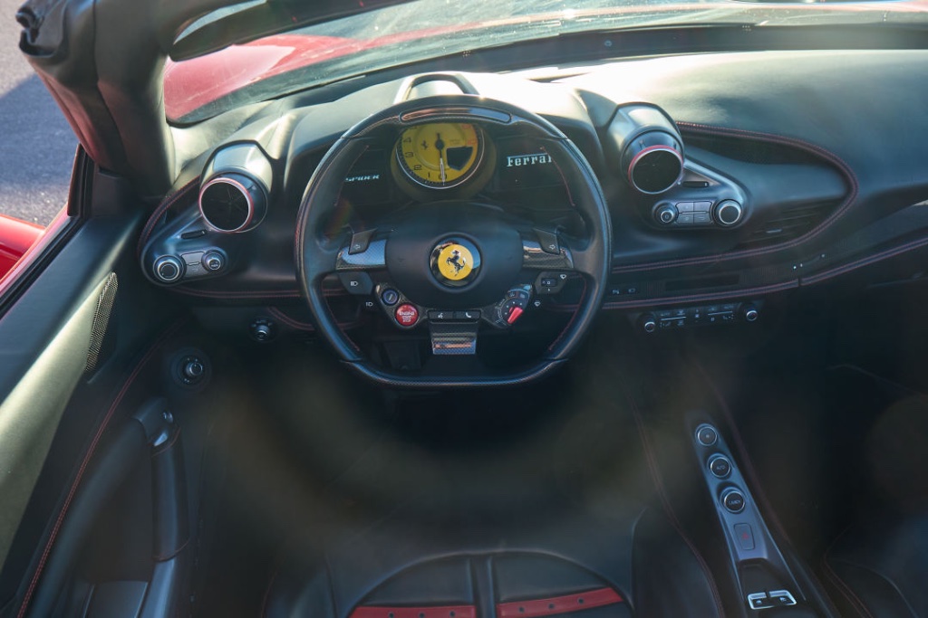 Ferrari F8 Spider rear view - DeGa Auto