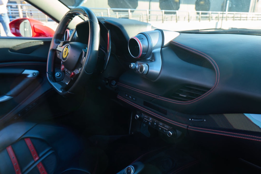 Ferrari F8 Spider side profile - DeGa Auto
