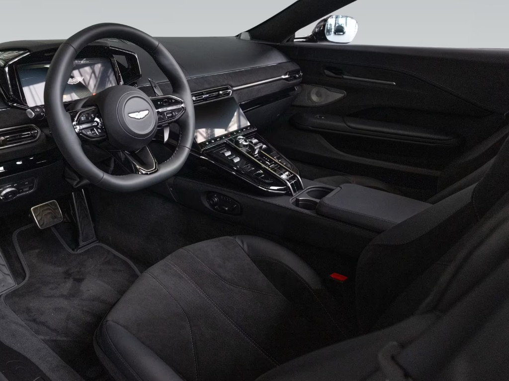 Aston Martin Vantage V8 Spider interior - DeGa Auto