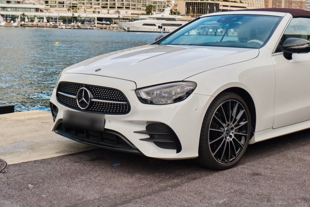 Mercedes-Benz E 450 Cabriolet side profile - DeGa Auto