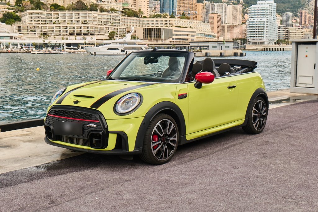MINI John Cooper Works Cabrio rental courchevel - DeGa Auto