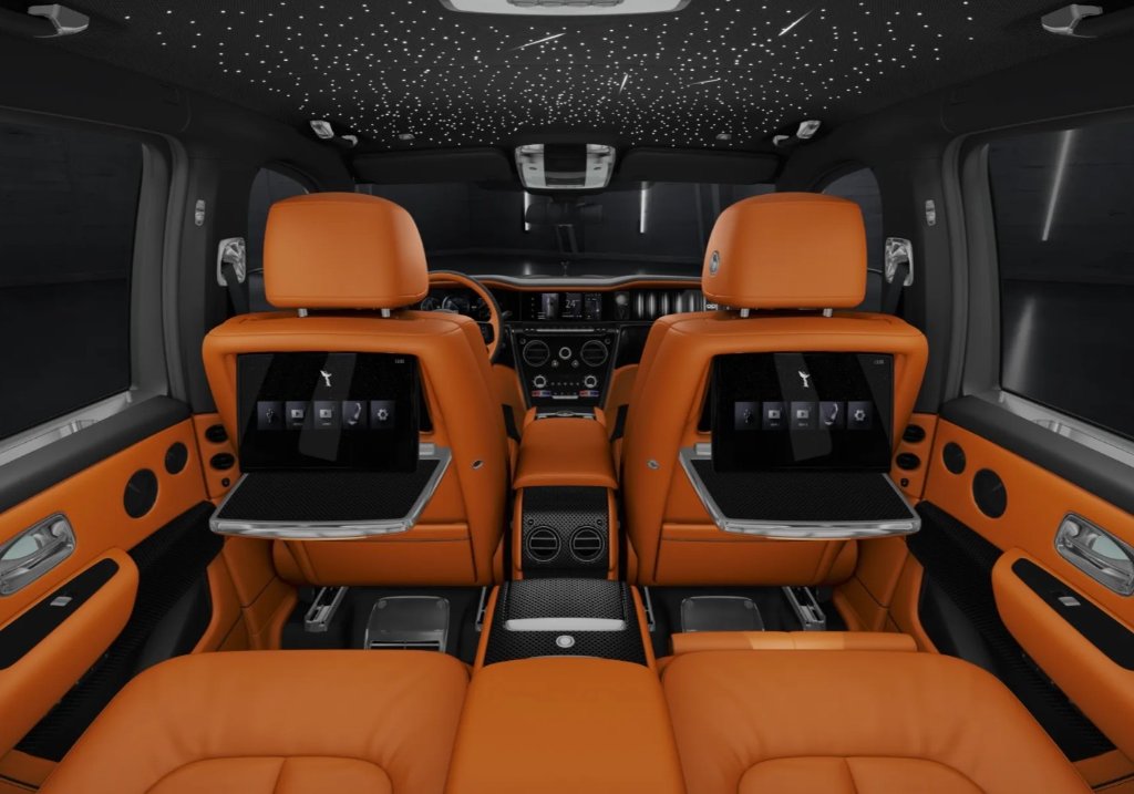 Rolls-Royce Cullinan Black Badge interior - DeGa Auto