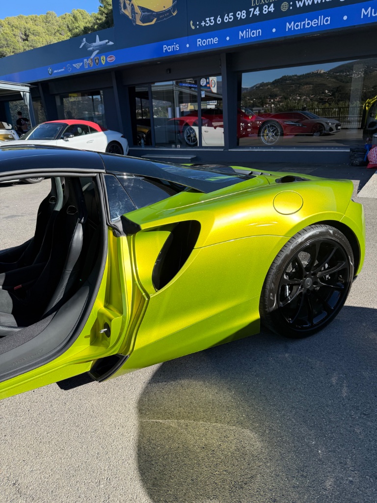 McLaren Artura Spider rear view - DeGa Auto