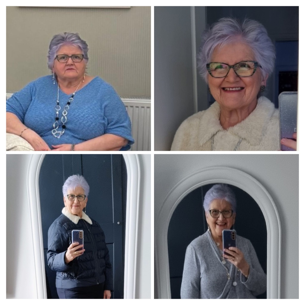 Trish McConnell before and after transformation