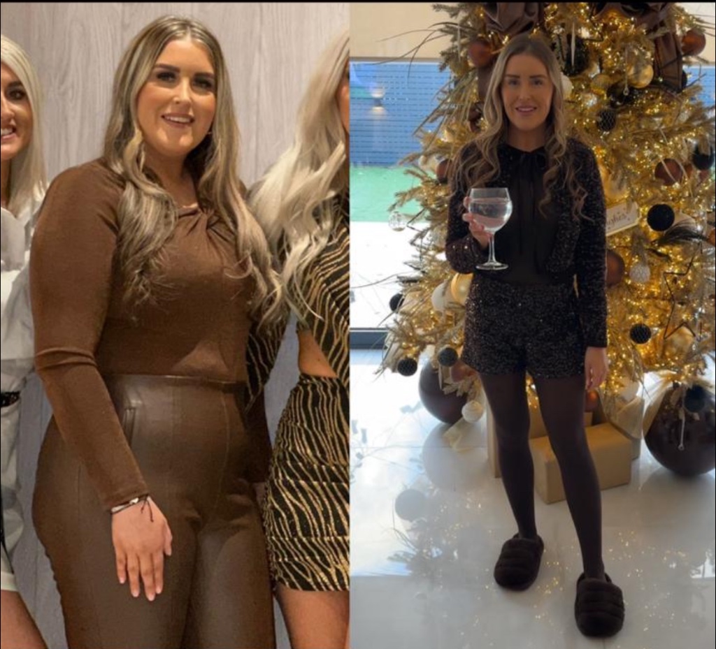 Shauni Allan before and after transformation