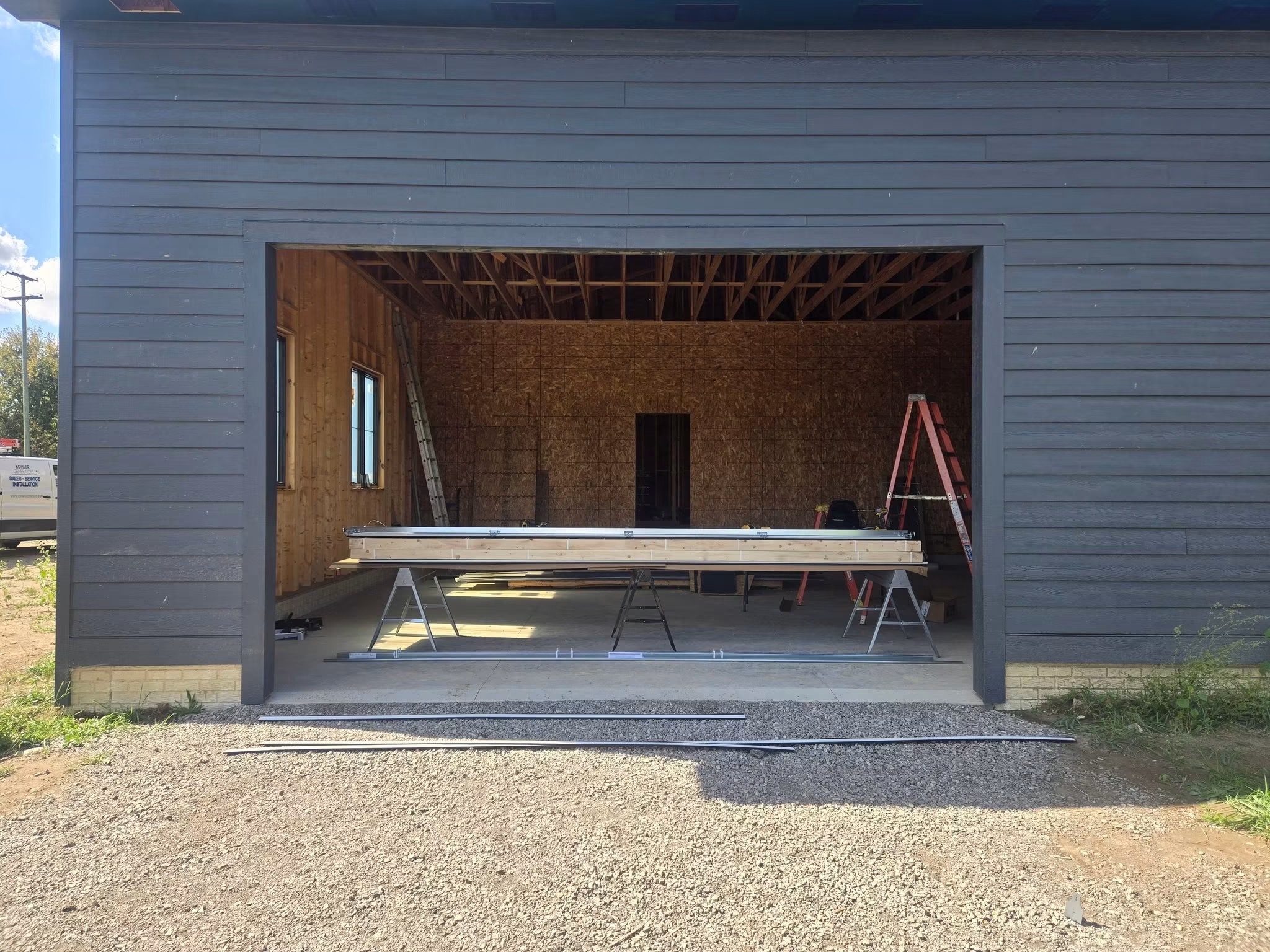 Modern Door Installation - before