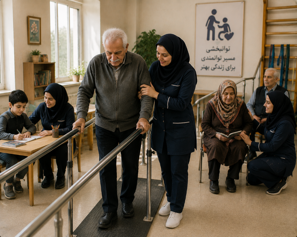 داوطلبی در مرکز توانبخشی