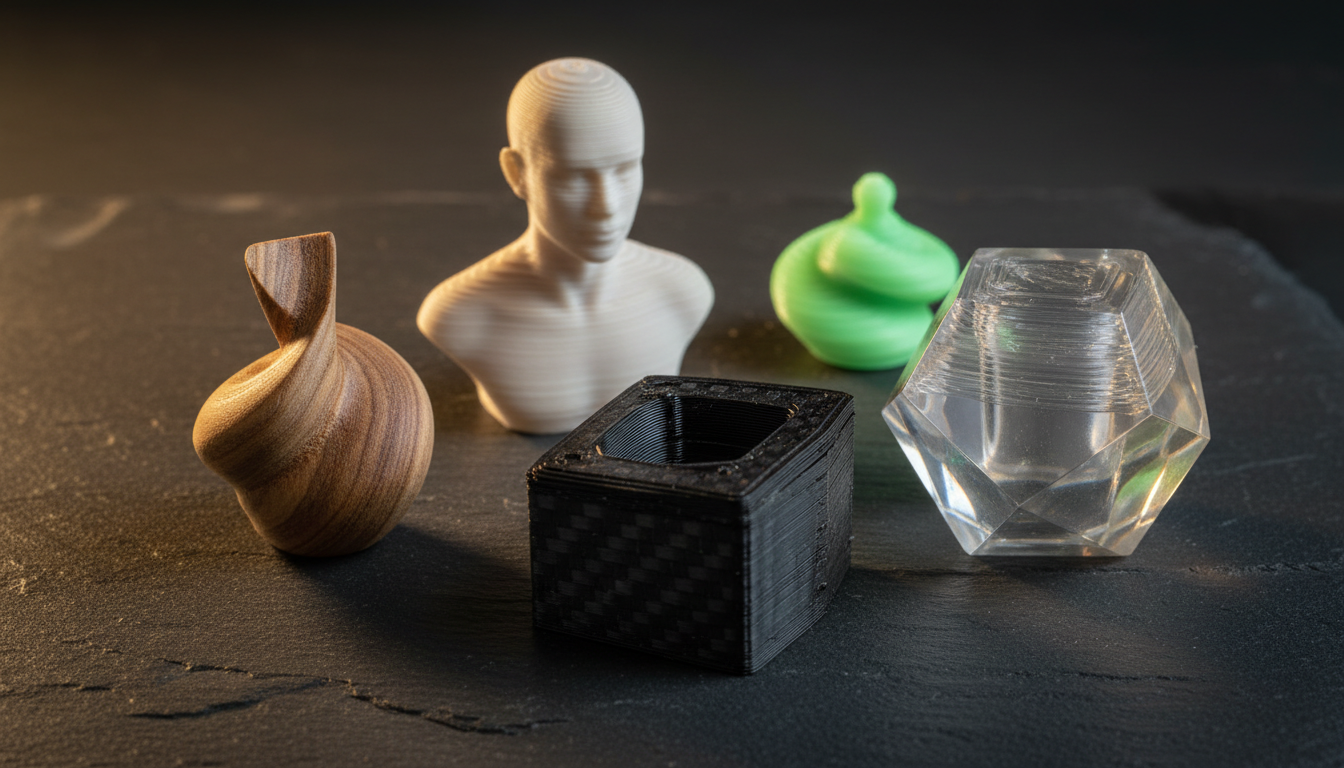 3D printed parts in PLA, TPU, ABS, PETG and carbon fibre produced by Sunburnt Fabrications in Sydney