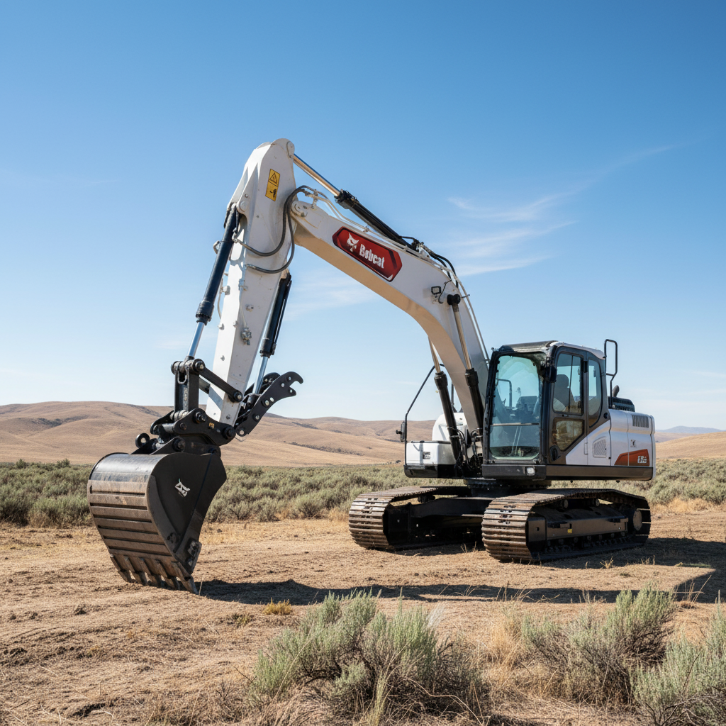 Large Bobcat excavator serving communities across eastern Washington