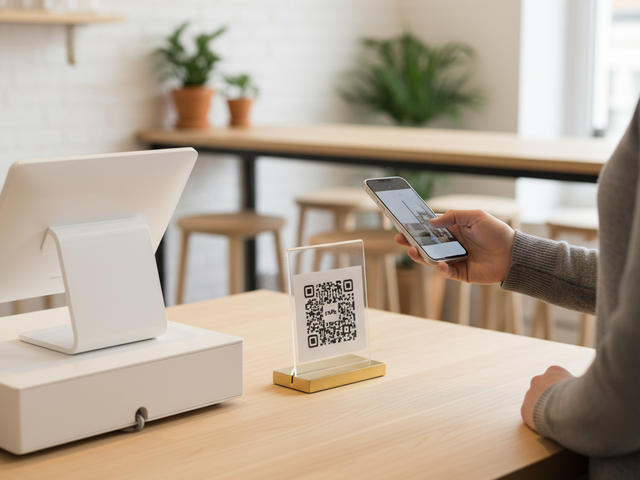 QR Code at Checkout