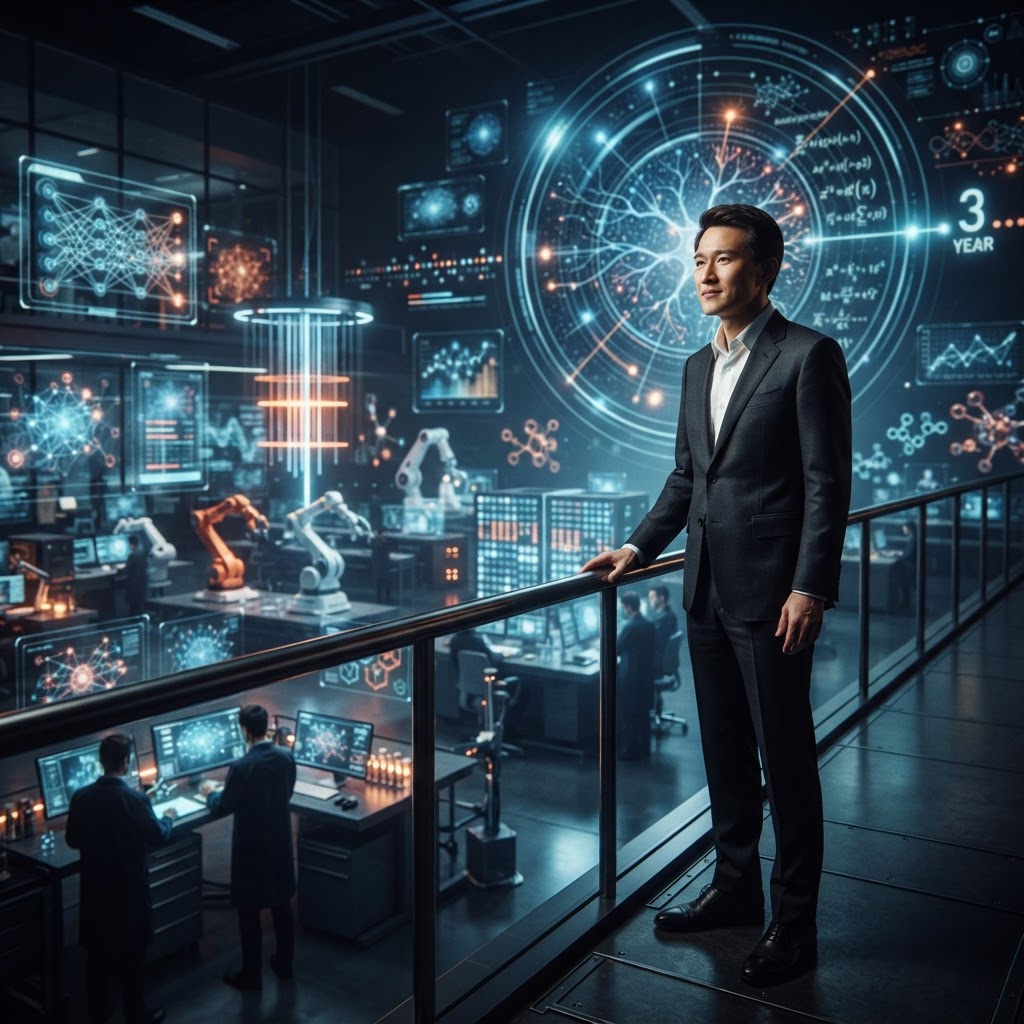 TikTok CEO predicts major AI scientific breakthroughs within three years.