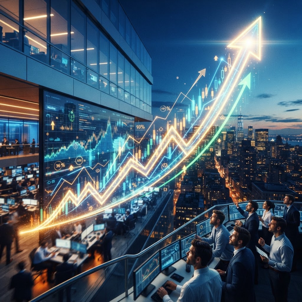 Stock market rally as Nasdaq extends weekly winning streak