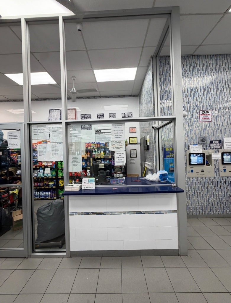 Staff service counter