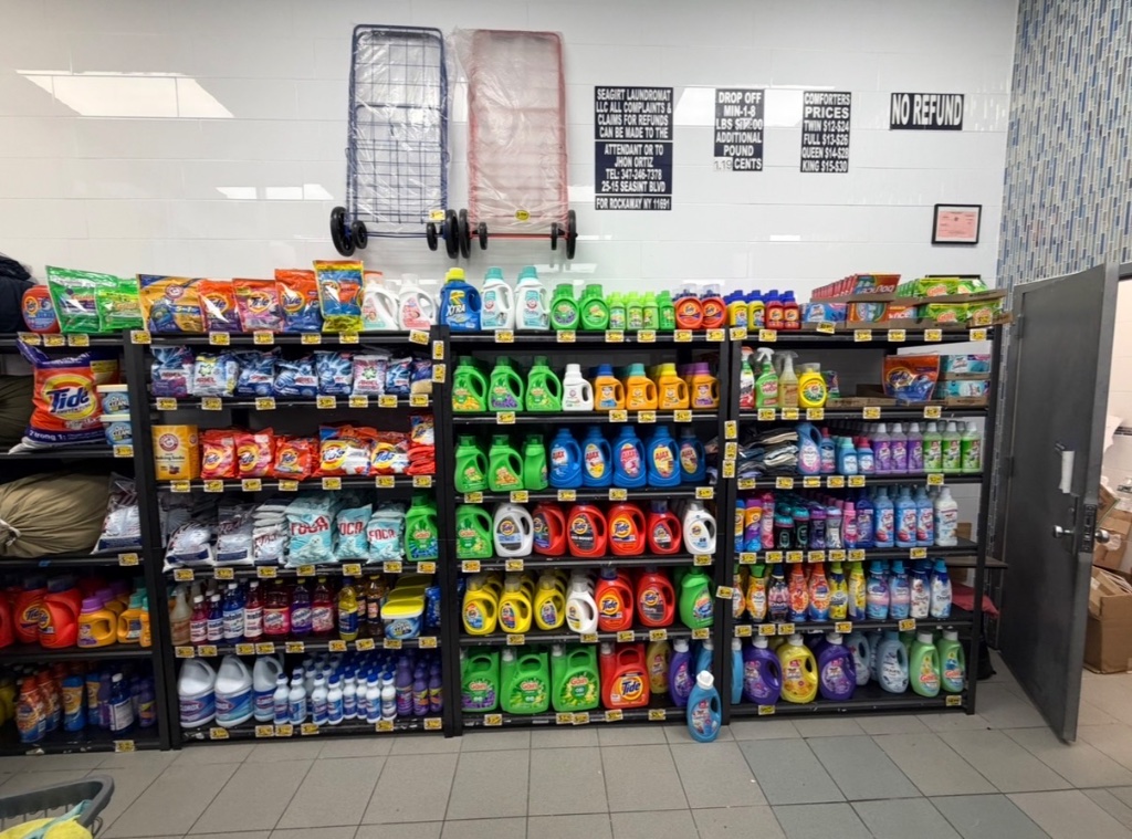 Full selection of detergents and laundry products