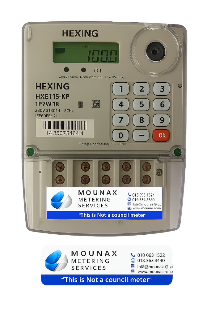 HXE 115-KP Residential Prepaid Meter